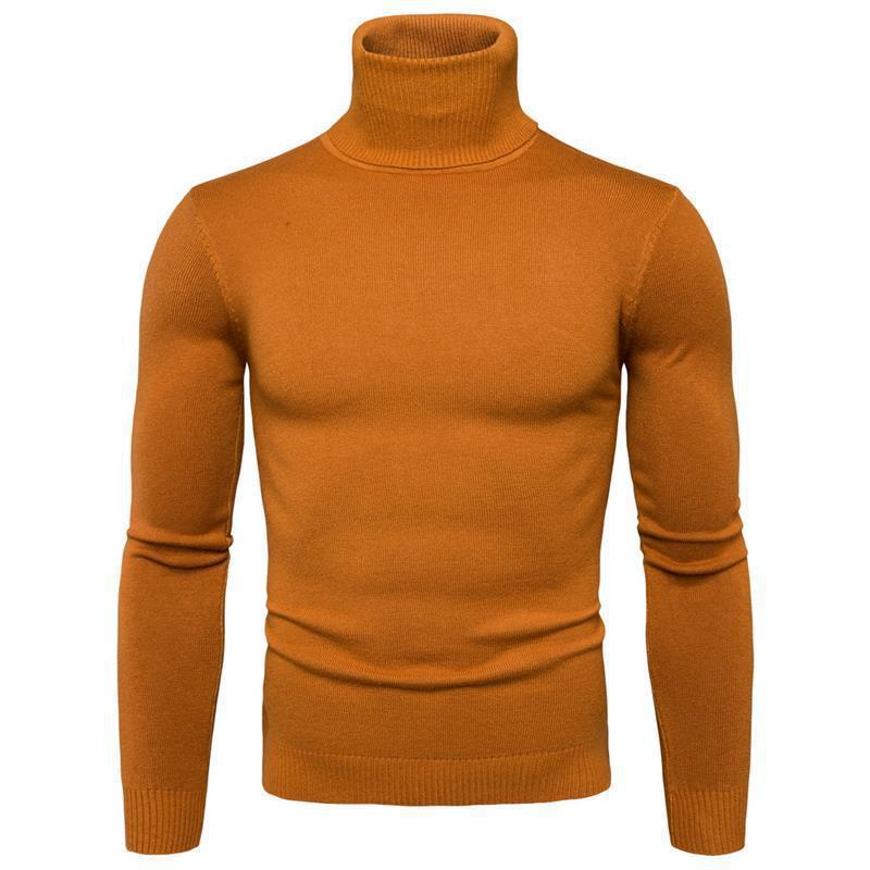 Herren Rollkragenpullover aus feiner Merinowolle EB