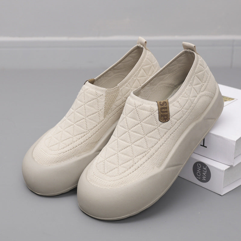 Damen Bequeme Freizeitschuhe mit flexiblem Strick-Obermaterial EB