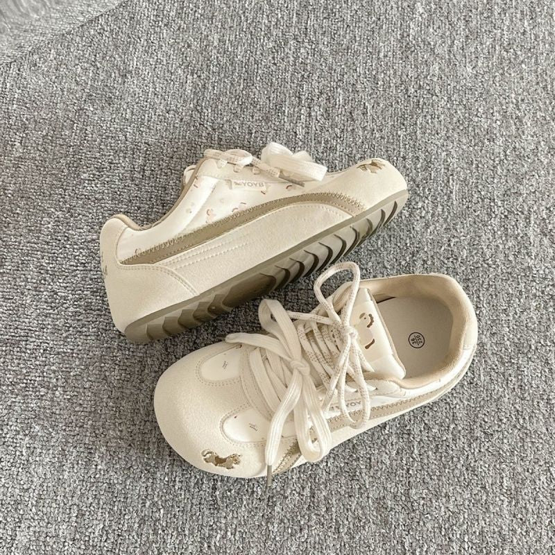 Damen Sportliche Freizeitsneaker mit atmungsaktiver Innensohle und rutschfester Sohle EB