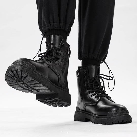 Damen robuste Stiefel mit rutschfester Sohle und modischem Design EB
