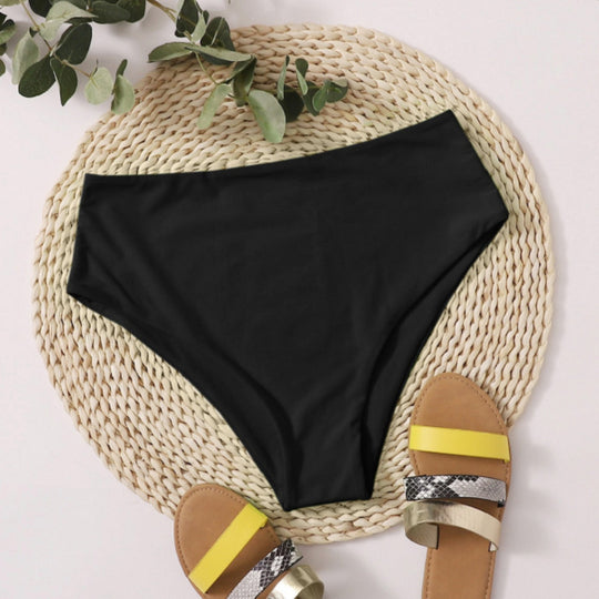 Damen Hochtaillierte Bikinihose EB
