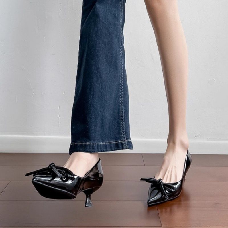 Damen High Heel Schuhe mit elegantem Schleifenakzent EB