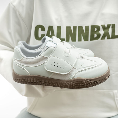 Damen Sportliche Freizeitsneaker mit praktischen Klettverschlüssen EB