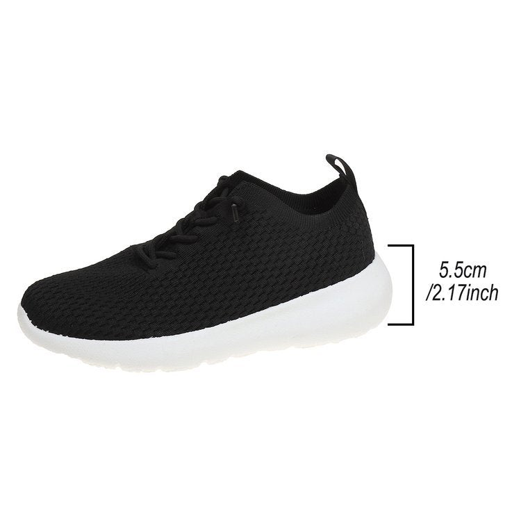 Damen Sneaker aus atmungsaktivem Strickmaterial mit rutschfester Sohle EB