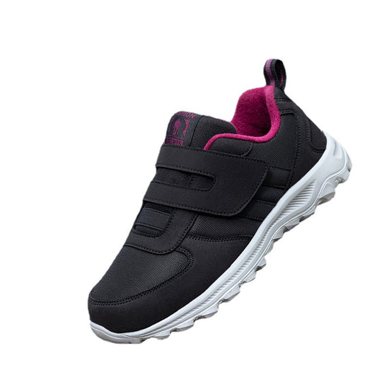 Damen Sportliche Sneakers mit verstellbarem Klettverschluss und dämpfender Sohle EB