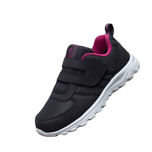 Damen Sportliche Sneakers mit verstellbarem Klettverschluss und dämpfender Sohle EB