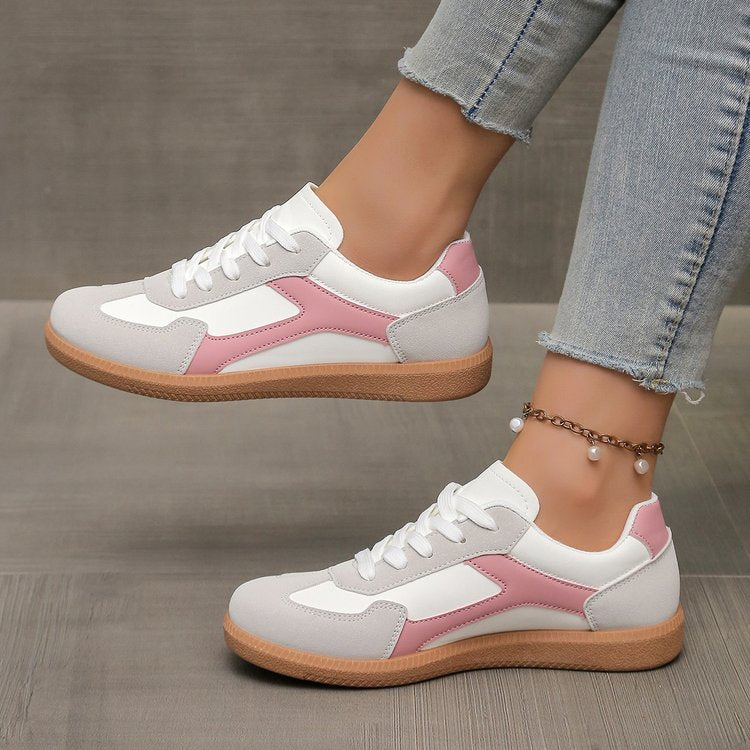 Damen Sportliche Sneakers mit atmungsaktivem Obermaterial und rutschfester Sohle EB