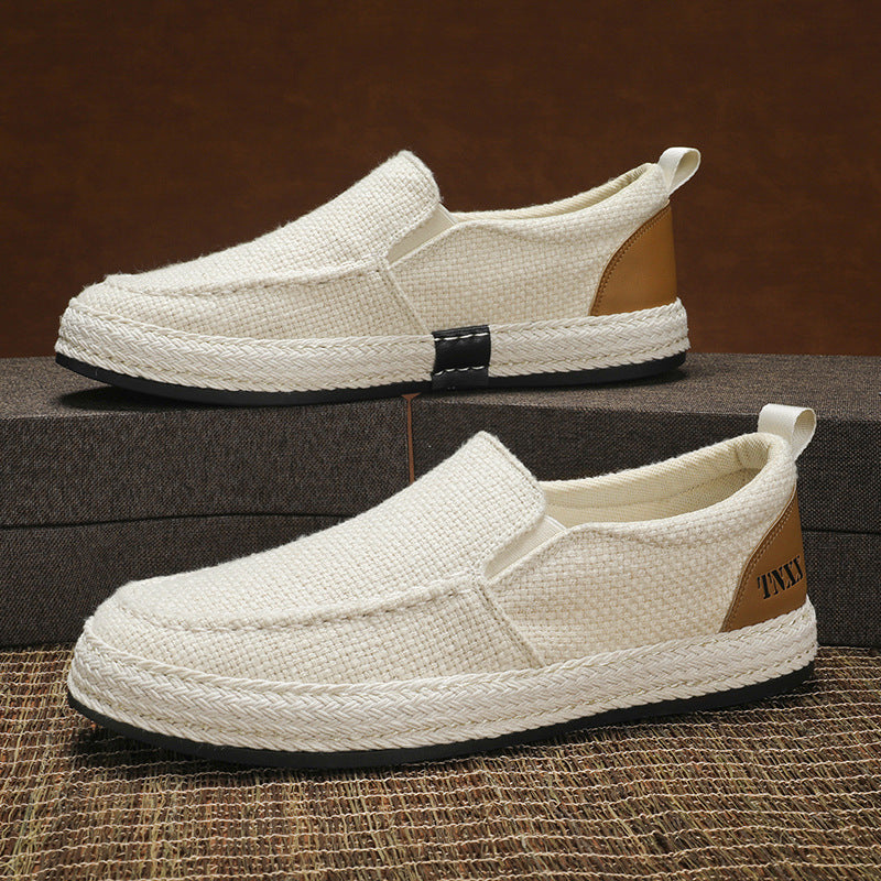 Damen Slip-On Freizeitschuhe mit komfortablem Textil-Obermaterial und rutschfester Sohle EB