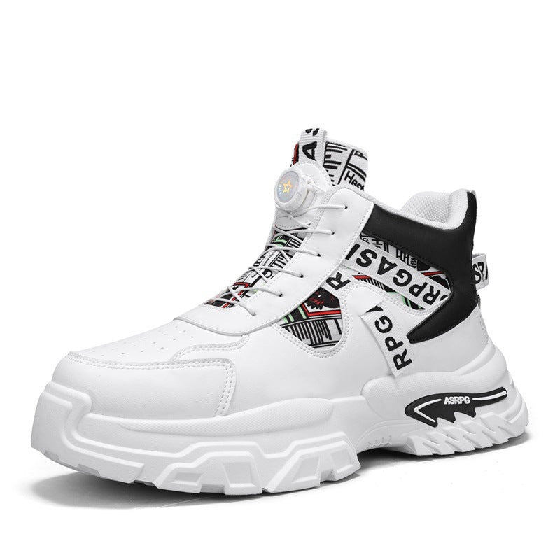 Damen Modische High-Top Sneakers mit stabiler Sohle und innovativem Schnellschnürsystem EB