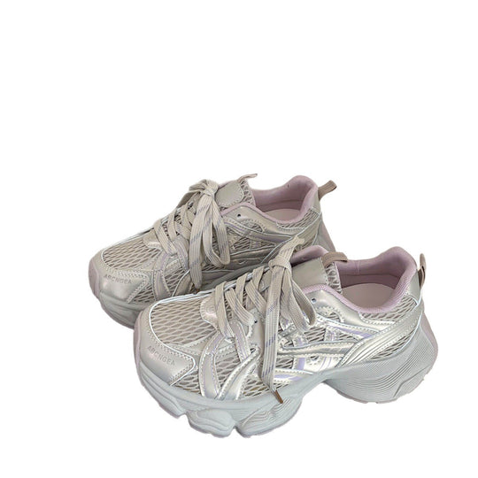 Damen Sportliche Laufschuhe mit atmungsaktiven Mesh-Einsätzen und ergonomischer Dämpfung EB