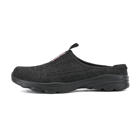 Damen Bequeme Slip-On Freizeitschuhe aus atmungsaktivem Mesh EB