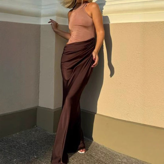 Damen Elegantes und figurbetontes Wickeloberteil mit tiefem Ausschnitt und Raffungen EB