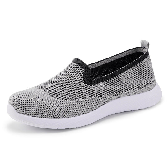 Damen Atmungsaktive Slip-On Sneakers mit ergonomischer Sohle EB