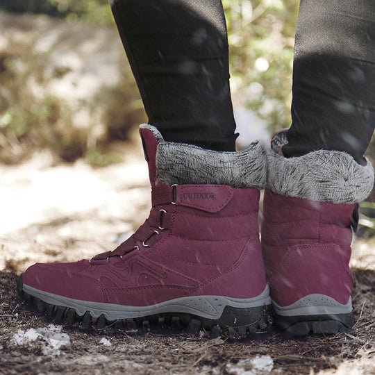 Damen Outdoor-Winterstiefel mit rutschfester Sohle und isolierendem Innenfutter EB