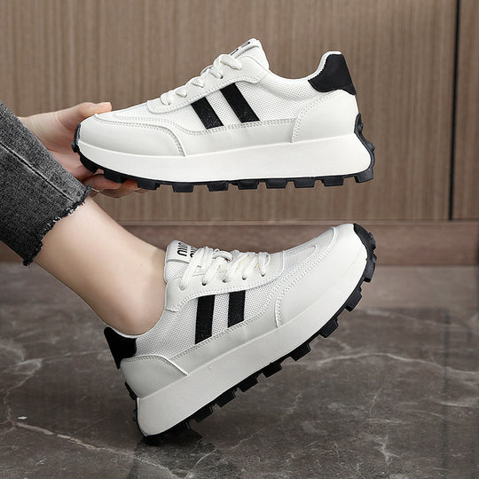 Damen Sportliche Sneaker mit rutschfester Laufsohle und atmungsaktivem Obermaterial EB
