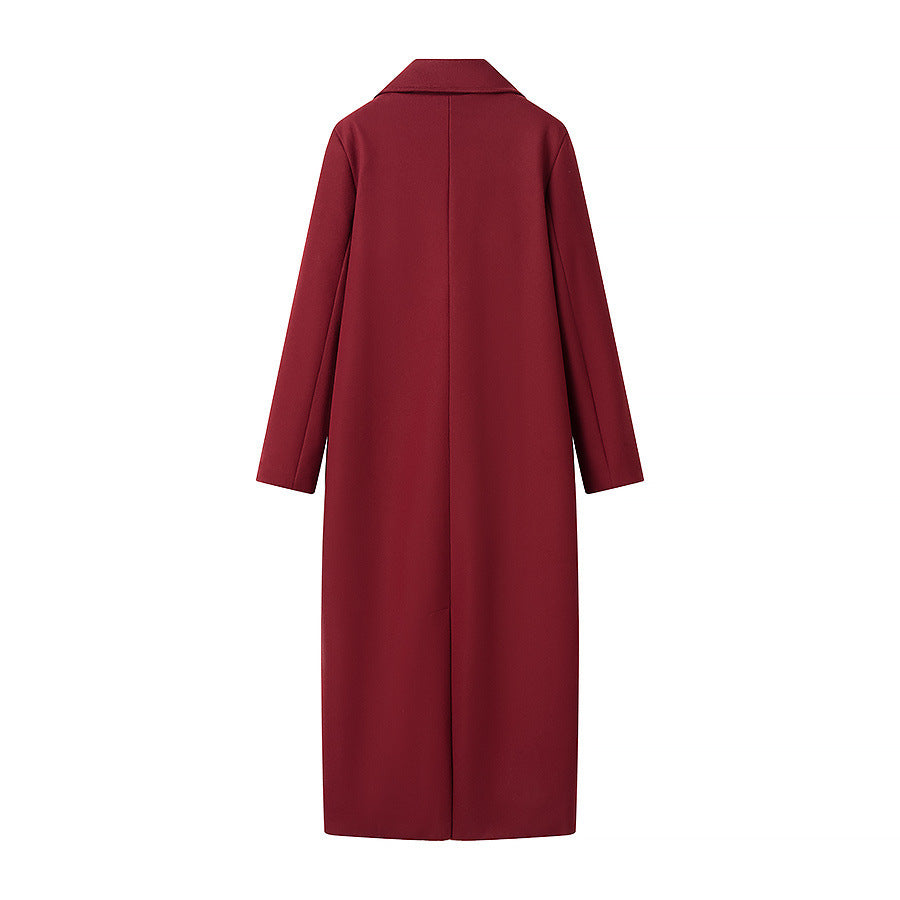 Damen eleganter Doppelreiher-Mantel EB