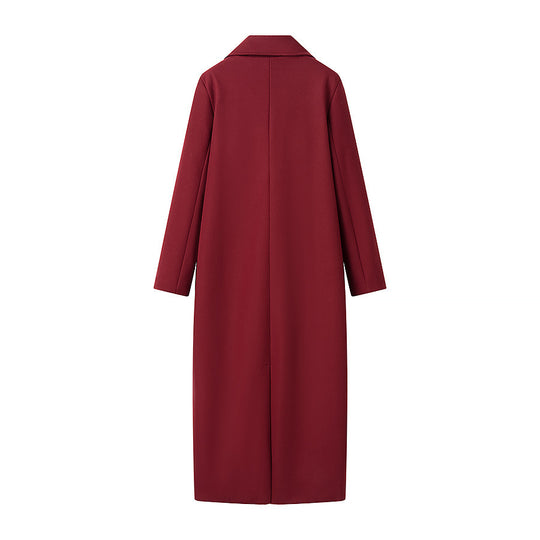 Damen eleganter Doppelreiher-Mantel EB