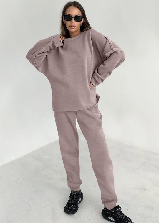 EB | Übergroßer Damen Trainingsanzug mit Pullover und Hose