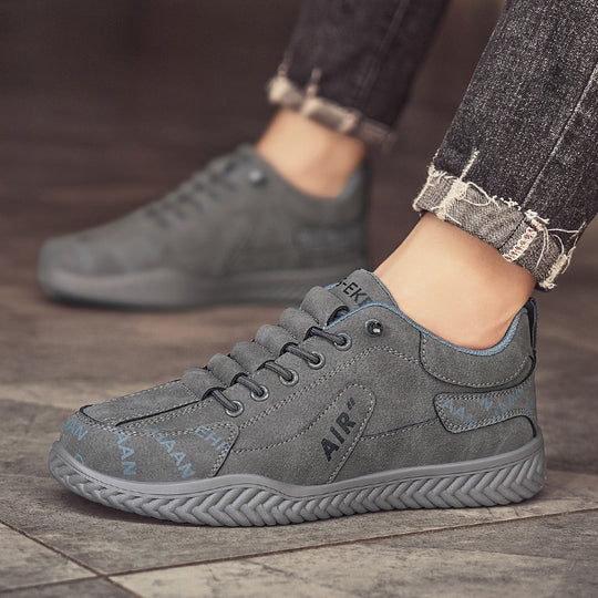 Damen lässige und sportive Sneakers mit atmungsaktiver Oberflächenstruktur EB
