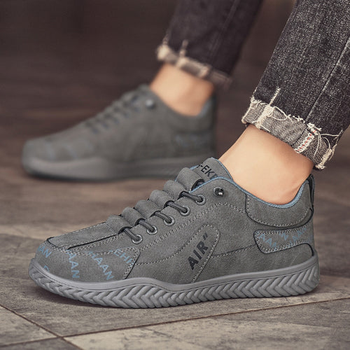 Damen lässige und sportive Sneakers mit atmungsaktiver Oberflächenstruktur EB