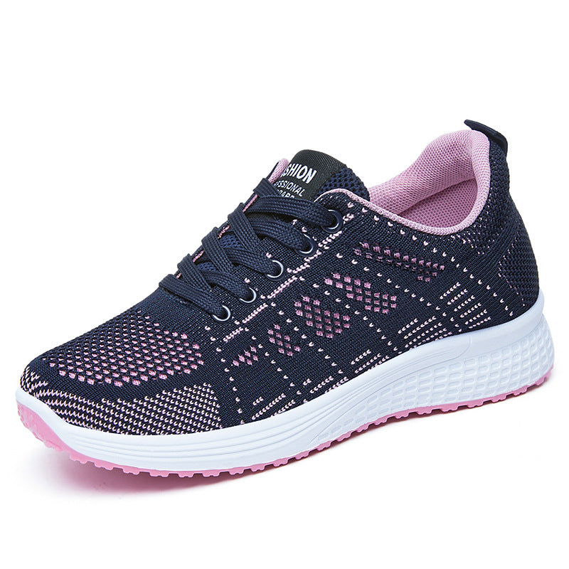 Damen nan leichte atmungsaktive Freizeit-Sneaker mit viskoelastischer Komfortsohle EB