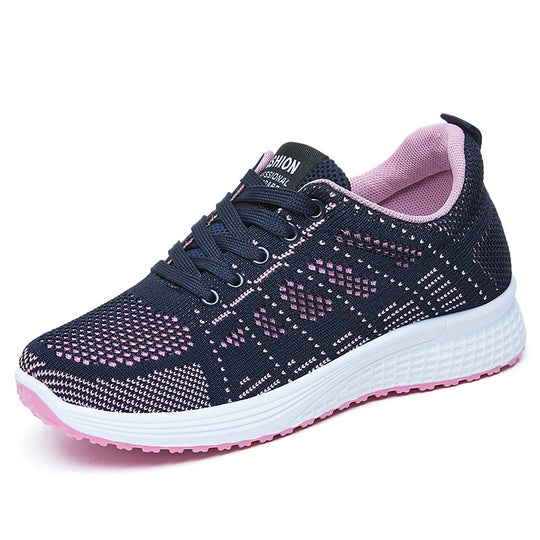 Damen nan leichte atmungsaktive Freizeit-Sneaker mit viskoelastischer Komfortsohle EB