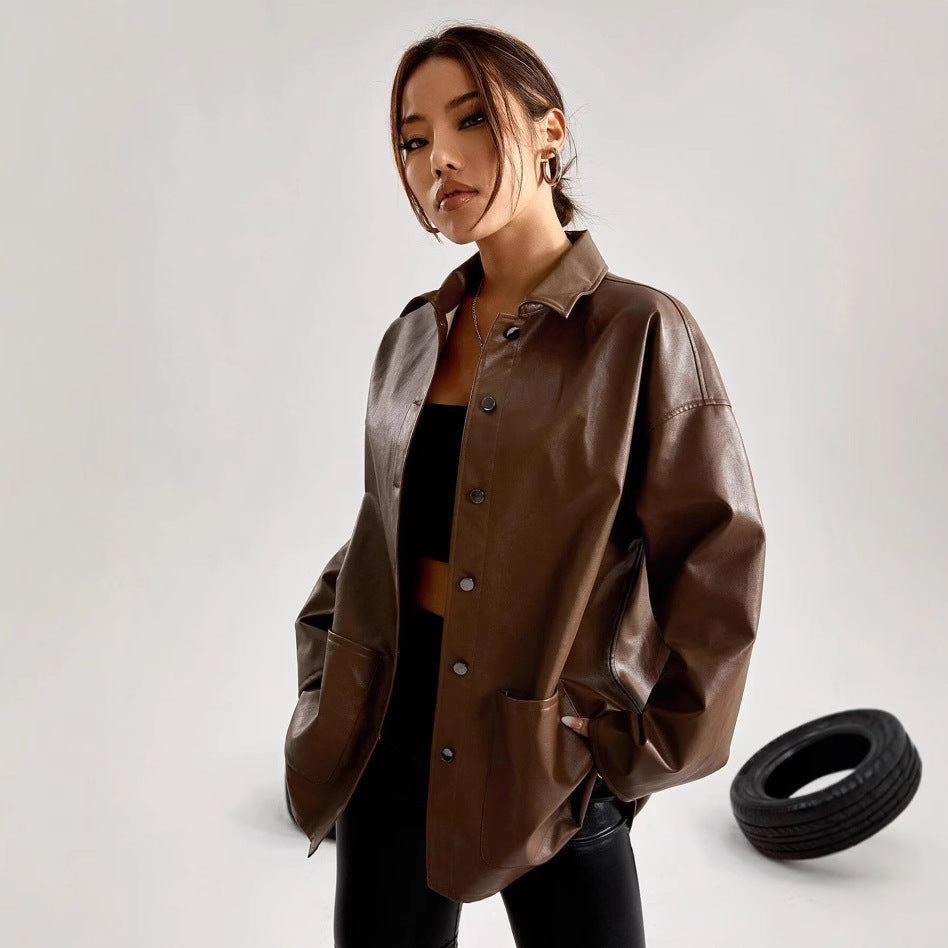 Damen Modische Oversized jacke EB