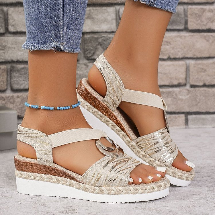 Damen Plateau Sandalen EB