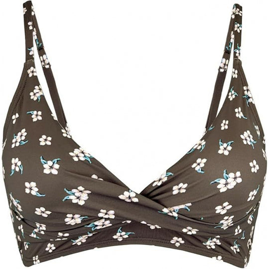 Damen Sportliches Bikini-Oberteil mit Wickel-Design EB