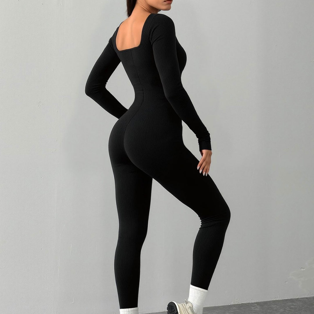 Damen Hochdehnbarer Jumpsuit EB
