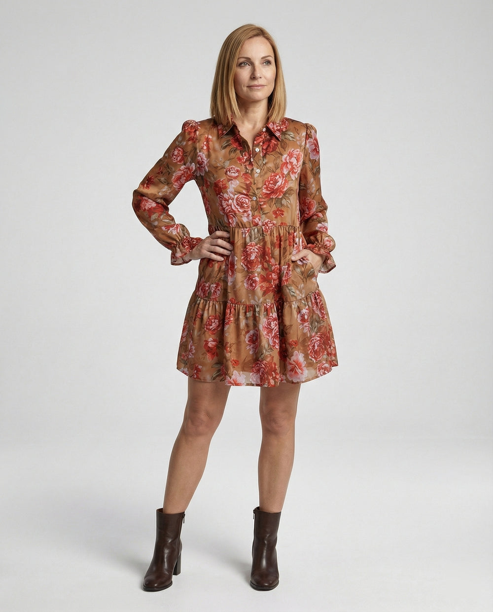 Damen Freizeitkleid Tunika Mini