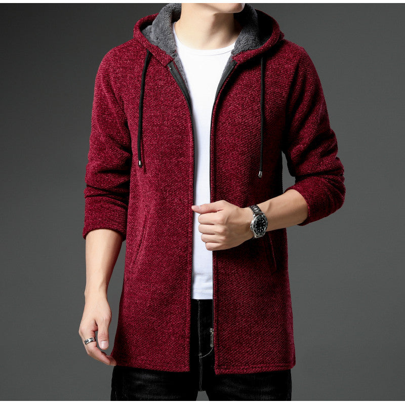 Herren urbane Freizeitjacke mit Kapuze EB