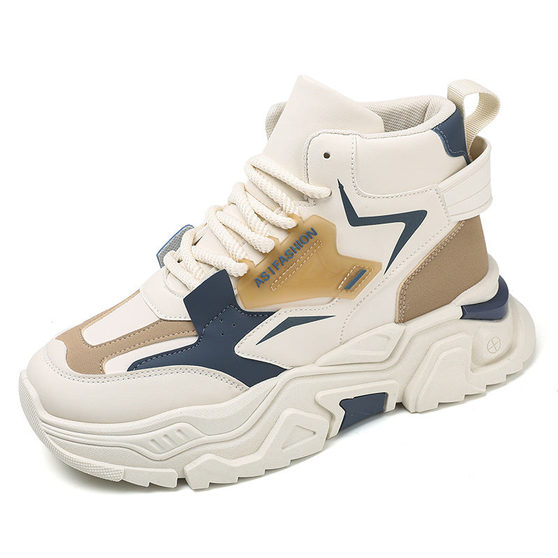 Damen trendige High-Top Sneakers mit rutschfester Sohle EB