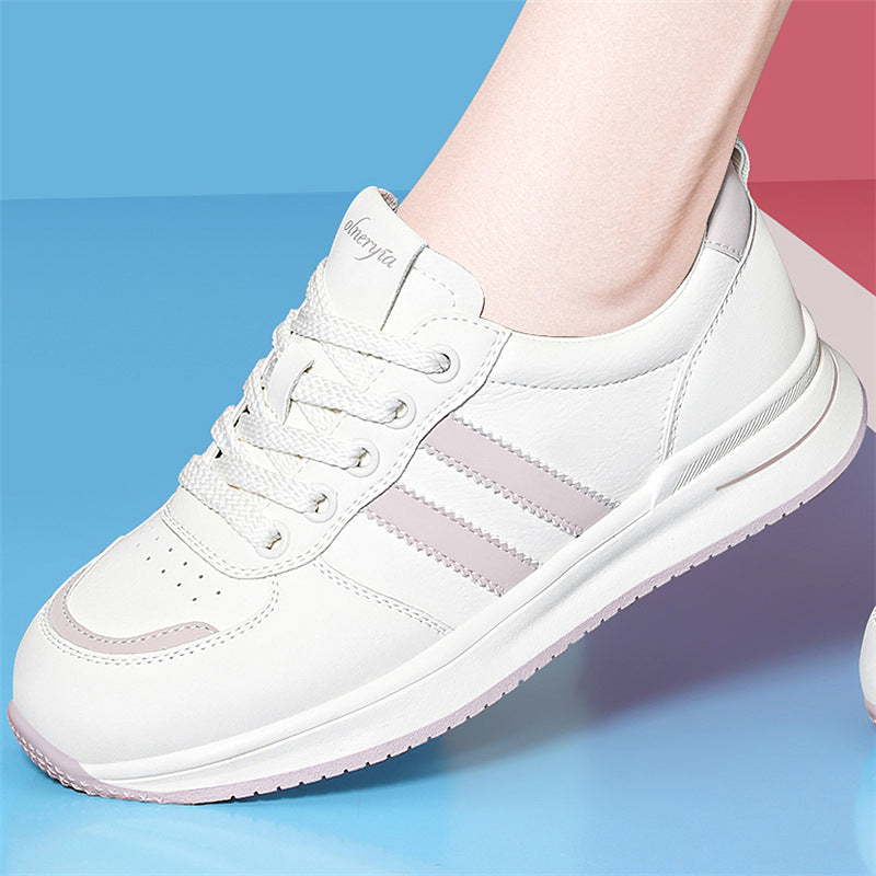 Damen modische und komfortable Sneakers mit atmungsaktiver oberer Schicht EB