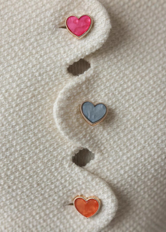 EB | Herzknopf Wolljacke