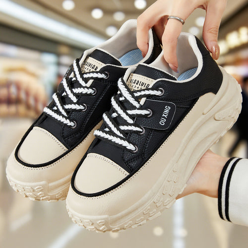 Damen Sportliche Sneakers mit rutschfester Sohle und gepolstertem Innenfutter EB