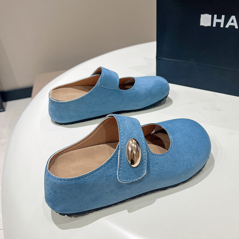 Damen Bequeme Hausschuhe mit schickem Riemen und leichtem Innenfutter EB