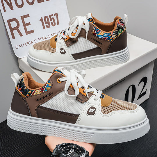 Damen Sportliche Sneakers mit modischem Ethno-Design EB