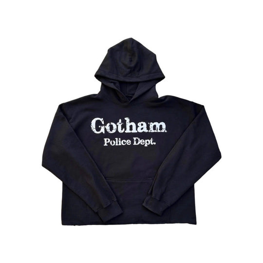 Unisex nan Kapuzensweatshirt mit Used-Frontdruck und Kängurutasche EB