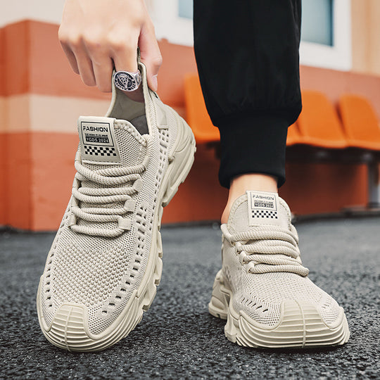 Damen Atmungsaktive Fitness Sneakers mit stoßdämpfender Sohle EB