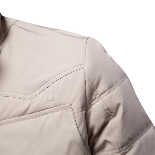 Herren Winterjacke mit gefüttertem Kragen und praktischen Taschen EB