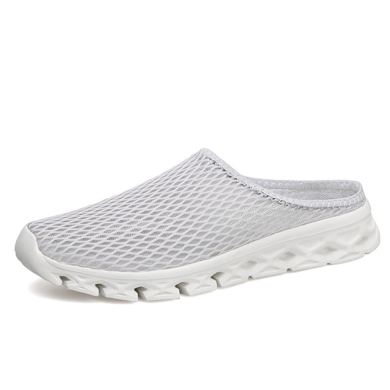 Unisex nan atmungsaktiver Mesh-Muleschuh mit flexibler Wabenlaufsohle und ergonomischem Fußbett EB