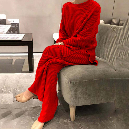 Damen Strickanzug mit lässigem und elegantem Schnitt EB