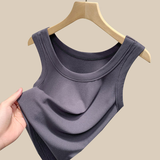 Damen ärmelloses Basic-Top aus hochwertigem Material EB