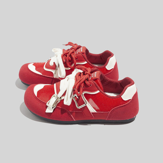 Damen Sportliche Schnürschuhe mit innovativem Verschlusssystem und atmungsaktivem Design EB