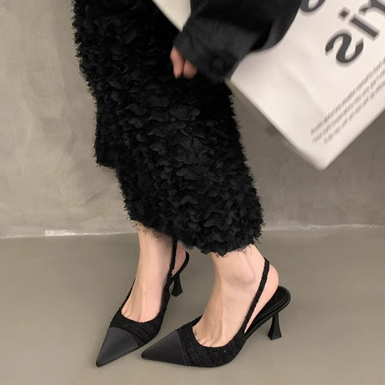 Damen elegante Sling Pumps mit modischem Design und komfortablem Absatz EB