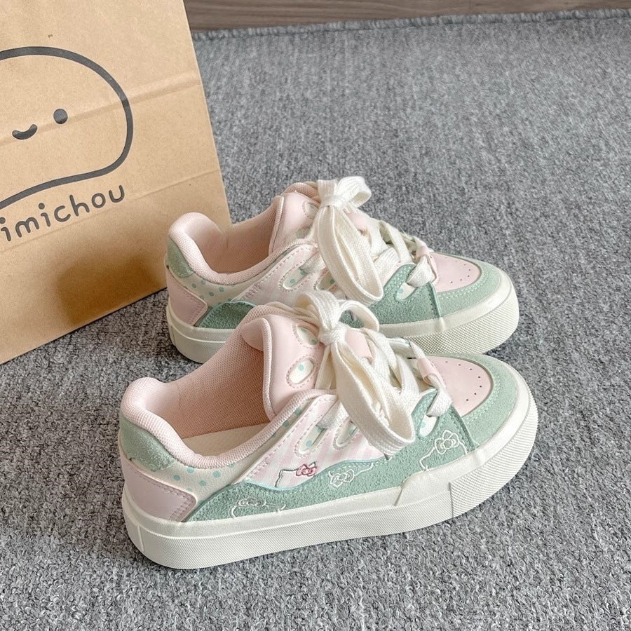 Damen Sneaker mit verspieltem Tierdesign und atmungsaktivem Obermaterial EB