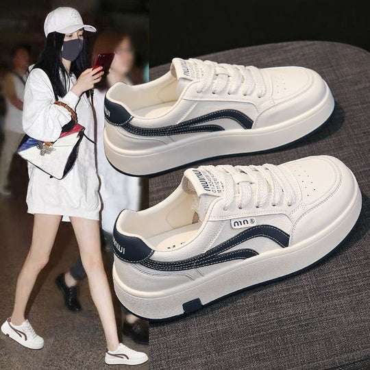 Damen Modische Sneakers mit sportlichem Profil und bequemem Fußbett EB