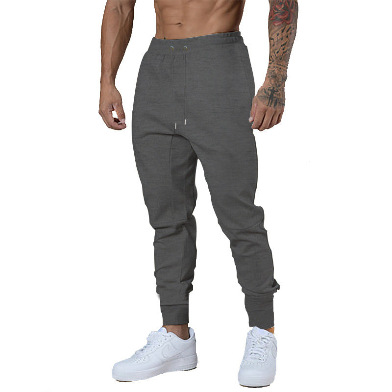 Herren Slim-Tapered Sweat-Jogger mit elastischem Tunnelzugbund & gerippten Knöchelbündchen EB