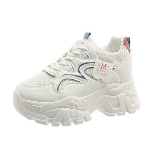 Damen Chunky Sneakers mit trendiger Sohle und atmungsaktivem Obermaterial EB